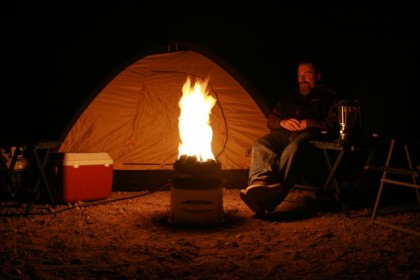 Camp Fire in a Can