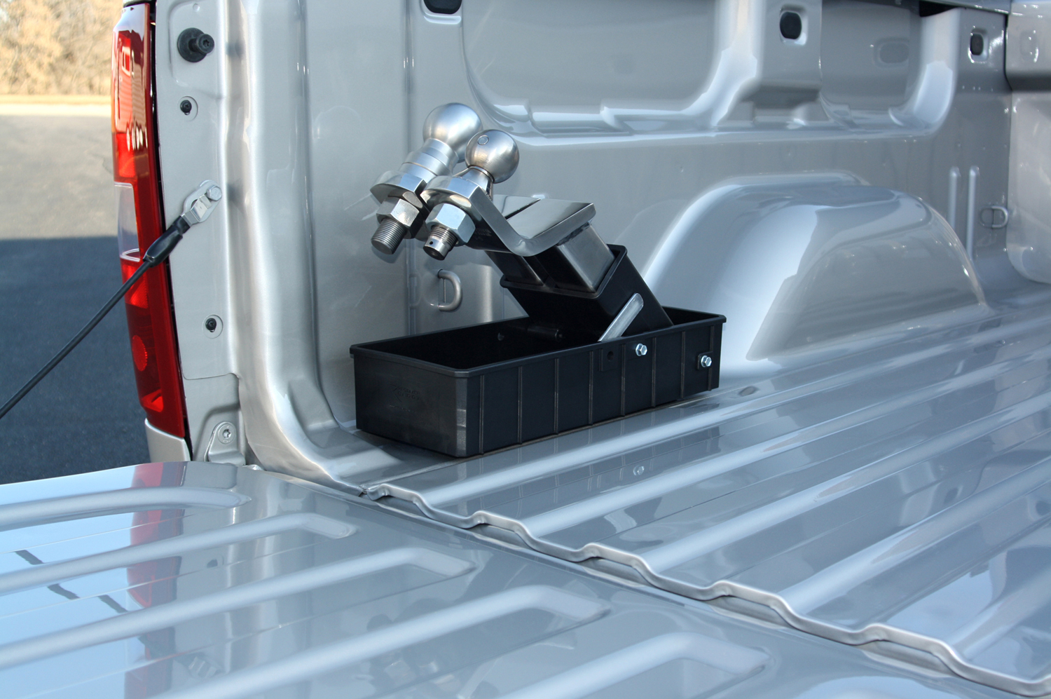 Receiver Caddy: Ball Mount Storage for Pickup Trucks and SUV’s