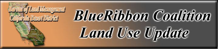 CALIFORNIA – Public Meetings Scheduled to Address West Mojave Desert Routes of Travel Designations